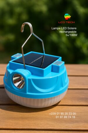 LAMPE LED SOLAIRE Rechargeable 5v/100W
